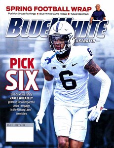 Blue White Illustrated May 2025 cover